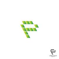 lettre p carré logo icône concept design vecteur