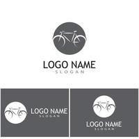 cyclisme logo modèle vecteur symbole nature