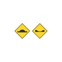 conception d'icône de panneaux de signalisation routière vecteur