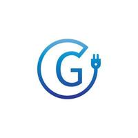câble d'alimentation formant le logo de la lettre g