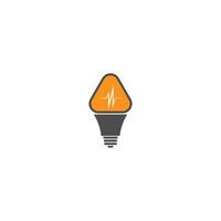 ampoule lampe idée logo icône vecteur