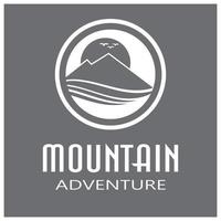 montagne icône logo modèle vector illustration design