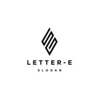 modèle de conception lettre e logo icône vecteur