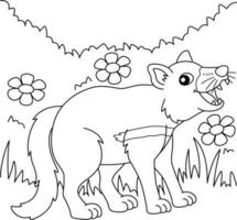 Diable de Tazmanie coloriage animal pour les enfants vecteur