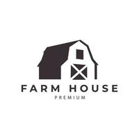 ferme maison agriculture et plantation logo vecteur icône symbole illustration design