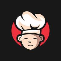 modèles de conception de logo de chef cuisinier vecteur