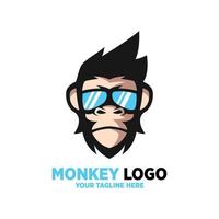 modèles de conception de logo de singe