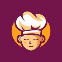 modèles de logo de chef cuisinier vecteur