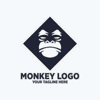 modèles de conception de logo de singe vecteur