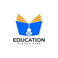 vecteur de logo de l'éducation