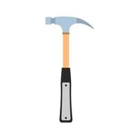 marteau griffe vecteur construction icône outil travail menuiserie illustration équipement