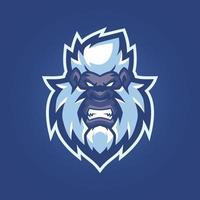 modèles de logo esport bigfoot vecteur