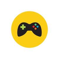 icône de vecteur de signe de joystick. illustration de symbole de jeu vidéo