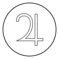 symbole jupiter icône noir couleur illustration vectorielle image simple vecteur
