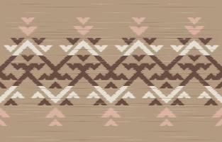 motif aztèque ethnique ikat art. le motif aztèque harmonieux en broderie tribale, folklorique, mexicaine, ouzbèke. impression d'ornement d'art géométrique marocain. conception texturée slubby pour tapis, tissu. vecteur