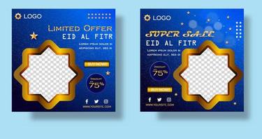 modèle de promotion de bannière de vente ramadan. adapté aux modèles de publication Web et aux promotions sur les réseaux sociaux pour le ramadan, l'islam, etc. vecteur