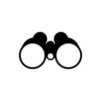 icône de lunettes binoculaires vecteur