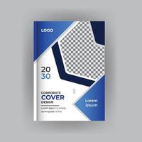 modèle de conception de couverture de livre de brochure d'entreprise vecteur