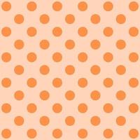 motif à pois orange. vecteur