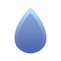 icône de modèle de conception de logo de l'eau vecteur