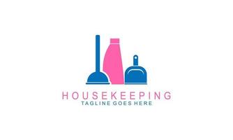 création de logo de nettoyage à domicile et de service à domicile vecteur