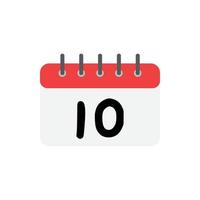 vecteur de calendrier pour site Web, présentation, symbole