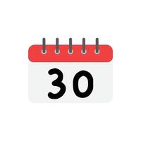 vecteur de calendrier pour site Web, présentation, symbole