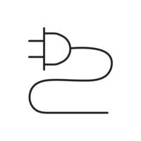 icône de fil de câble pour site Web, symbole, présentation vecteur