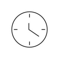 icône d'horloge pour site Web, symbole, présentation vecteur