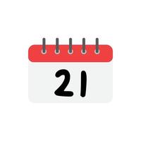 vecteur de calendrier pour site Web, présentation, symbole