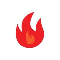 icône de feu pour un site Web, présentation vecteur