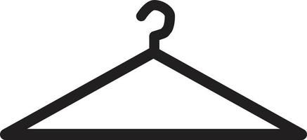icône de suspension. symbole du cintre. vecteur