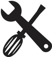 icône d'outils. symbole des outils. vecteur