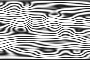 abstrait ondulé. toile de fond vectorielle de lignes noires horizontales. élément de conception de couverture, motif de vague, courbes de lignes fines. vecteur