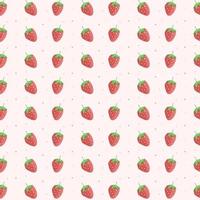 vecteur peint motif fraise