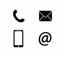 modèle de conception de logo vectoriel icône téléphone