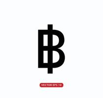 modèle de logo vectoriel icône bitcoin crypto monnaie