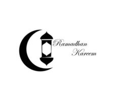modèle de conception de logo icône ramadan kareem vecteur