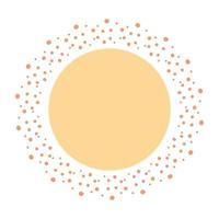 soleil bébé impression boho minimaliste imprimé mur art géométrique coucher de soleil impression art bohème illustration vectorielle vecteur