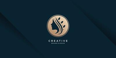 logo femme avec concept créatif unique pour entreprise, entreprise, beauté, spa vecteur premium partie 3