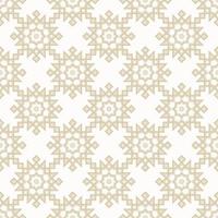 motif géométrique sans couture en forme d'étoile islamique ou arabe avec fond de couleur or jaune. utiliser pour le tissu, le textile, la couverture, les éléments de décoration intérieure, l'emballage. vecteur