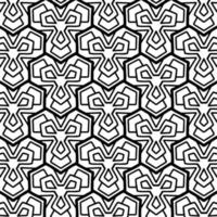 motif géométrique abstrait ornemental sans couture avec trous en forme de carré vecteur