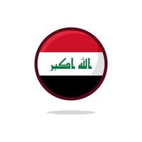 icône du drapeau de l'irak vecteur