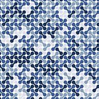 style vectoriel de cercles dans de petites formes bleues avec une belle couleur de style géométrique metaball utilisé dans le papier peint, l'autocollant, les couvertures, l'illustration