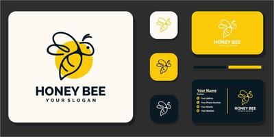 logo d'abeille créative