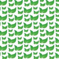 motif de feuilles vector design vert et modèle isolé d'arbre de croissance de la nature sur fond blanc, vecteur, illustration.