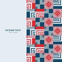 création de formes minimalistes géométriques de conception de texture et de style d'éléments vectoriels de couleur bleu, rose avec composition créative d'élément géométrique utilisé pour la conception de la couverture vecteur