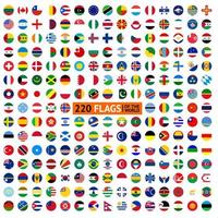 collections de vecteurs de drapeau du monde