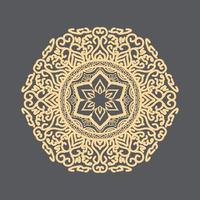conception de fond de mandala ornemental de luxe, motif sous forme de mandala pour le henné, mehndi, tatouage, décoration. ornement décoratif de style oriental ethnique. page de livre de coloriage vecteur