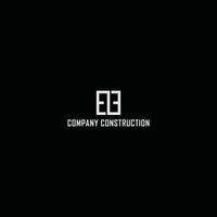 entrepreneur en construction, construction générale, excavation, inspiration de conception de logo de défrichement avec double lettre abstraite e isolée en forme de rectangle également adaptée à une marque avec ee initial vecteur